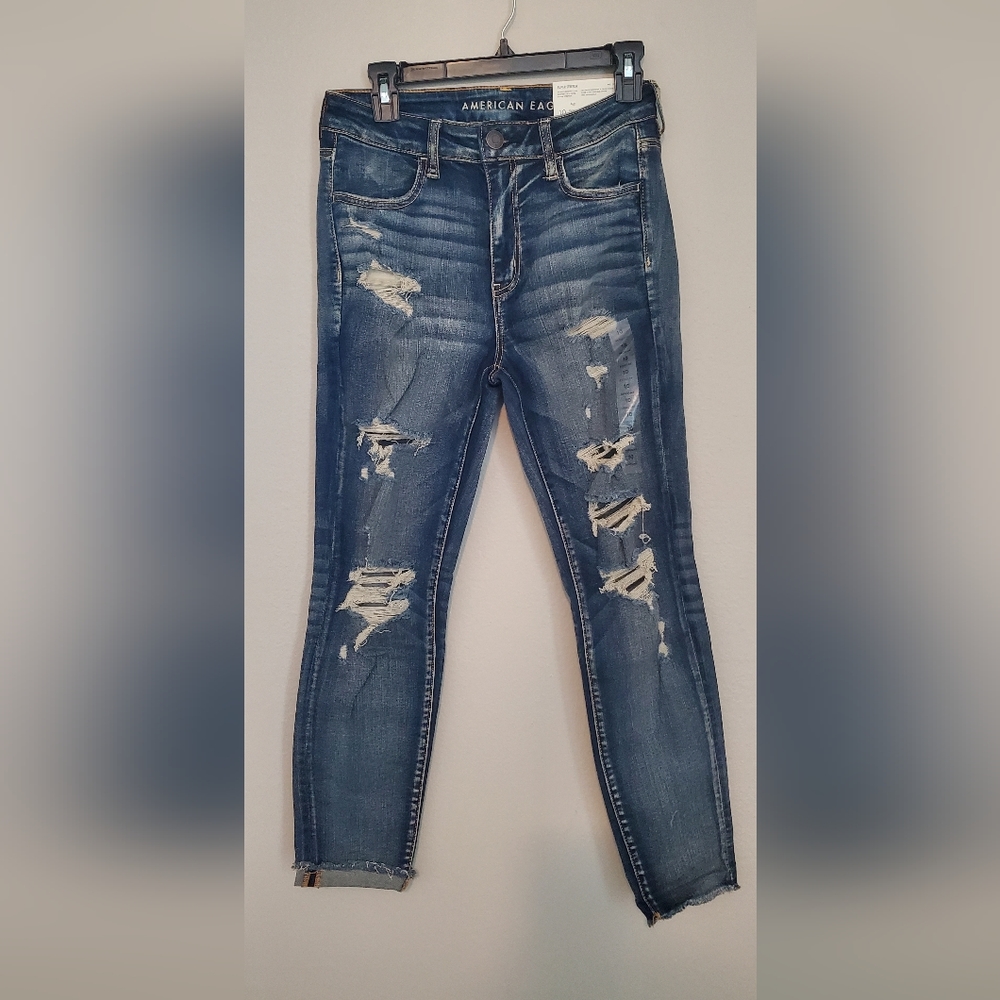 American Eagle Outfitters Super Stretch Jegging Crop 10